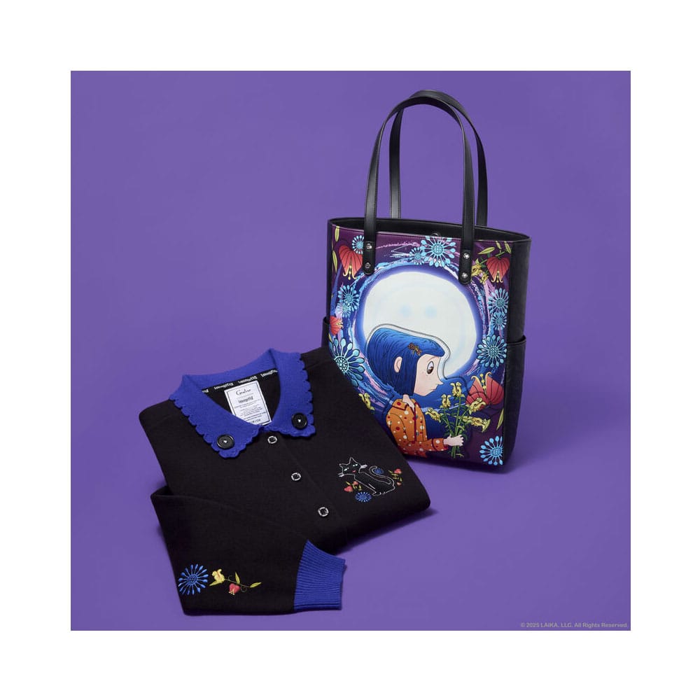 Pixar by Loungefly Cardigan Unisex Collared Cat Dragonfly  Size M 0671803556249