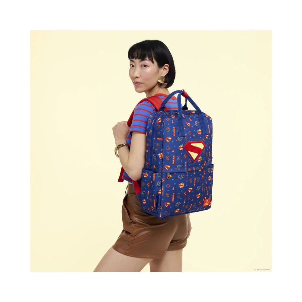 DC Comics by Loungefly Full-Size Nylon Backpack Superman 0671803553958