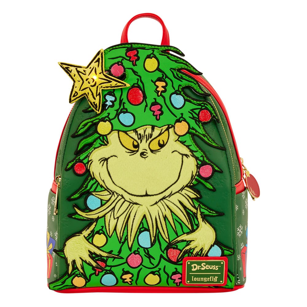 Dr. Seuss by Loungefly Mini Backpack Grinch Holiday 0671803563650