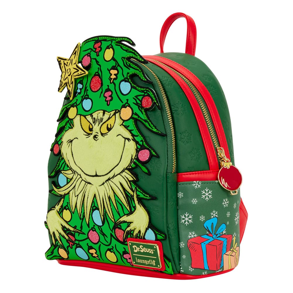 Dr. Seuss by Loungefly Mini Backpack Grinch Holiday 0671803563650