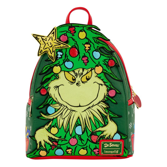 Dr. Seuss by Loungefly Mini Backpack Grinch Holiday 0671803563650