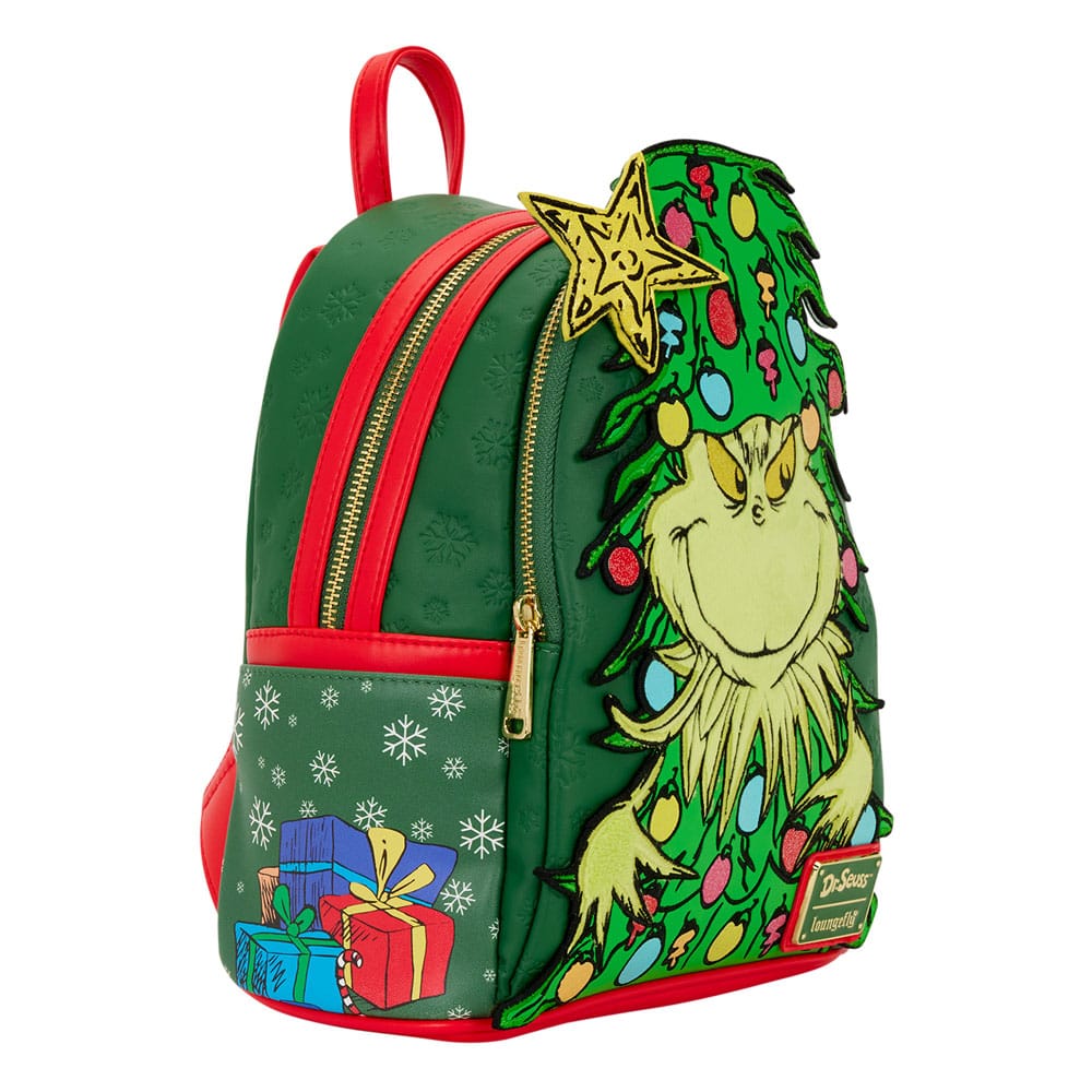 Dr. Seuss by Loungefly Mini Backpack Grinch Holiday 0671803563650