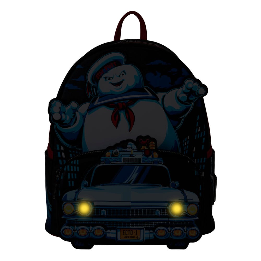 Ghostbusters by Loungefly Mini Backpack Stay Puff Chasing  0671803522985