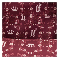 Loungefly Midi Backpack Cream & Red Floral 0671803552425