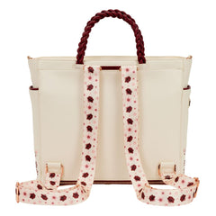 Loungefly Crossbody Bag Figural Cream & Red Floral 0671803552432