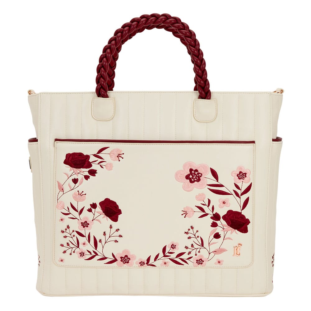 Loungefly Crossbody Bag Figural Cream & Red Floral 0671803552432