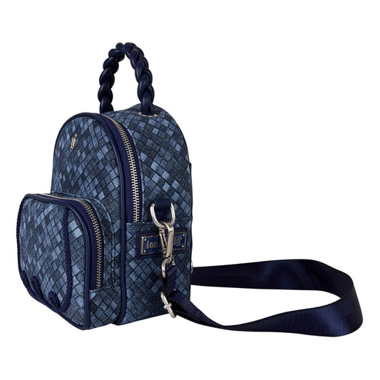 Loungefly Mini Backpack Convertible Denim 0671803555686