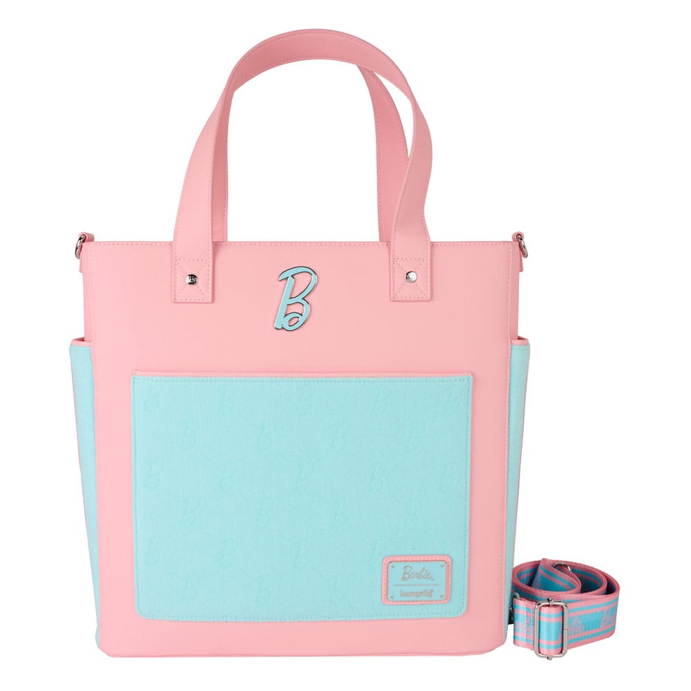 Mattel Classic by Loungefly Canvas Tote Bag Barbie Convertible 0671803548190