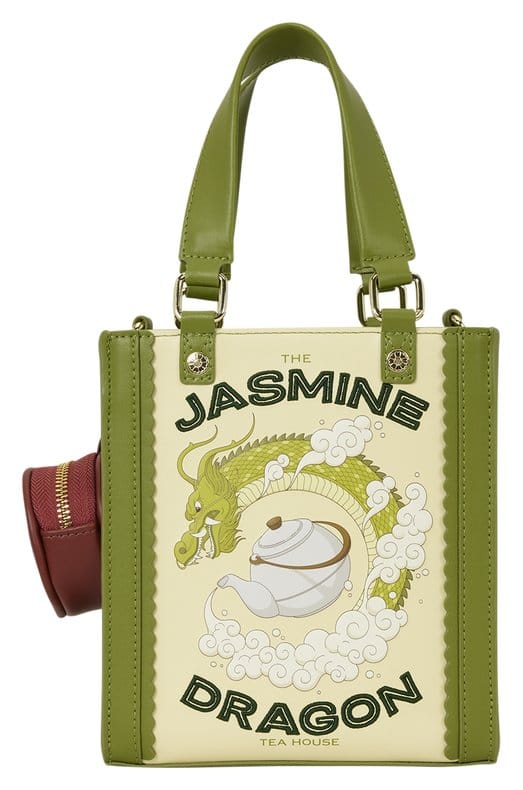Avatar: The Last Airbender by Loungefly Canvas Tote Bag with Coin Purse Jasmine Dragon 0671803590496
