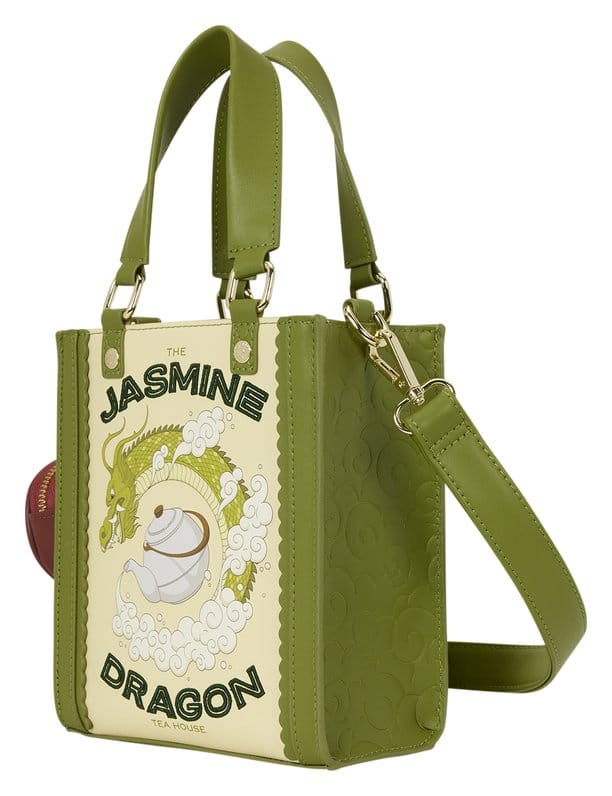 Avatar: The Last Airbender by Loungefly Canvas Tote Bag with Coin Purse Jasmine Dragon 0671803590496