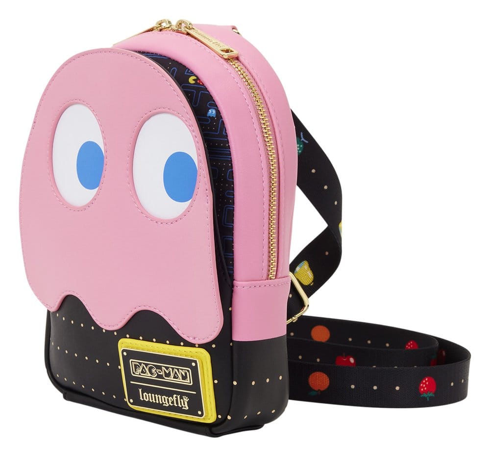 Pac-Man by Loungefly Sling Brusttasche / Umhängetasche Pinky GhostPac-Man by Loungefly Sling Bag Pinky GhostPac-Man by Loungefly sac à bandoulière Pinky GhostPac-Man by Loungefly Bandolera Sling Pinky Ghost 0671803582002