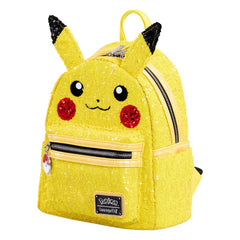 Pokemon by Loungefly Mini Backpack World 1-1 Sequin Pikachu Cosplay 0671803460041