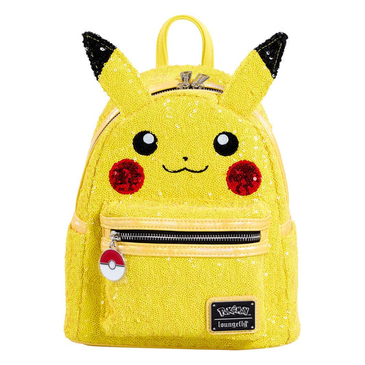 Pokemon by Loungefly Mini Backpack World 1-1 Sequin Pikachu Cosplay 0671803460041