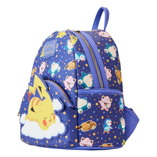 Pokemon by Loungefly Mini Backpack Sleeping Pikachu and Friends  0671803464032