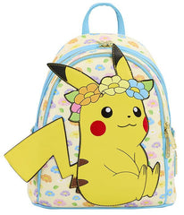 Pokemon by Loungefly Mini Backpack Sleeping Pikachu Floral Crown 0671803511224