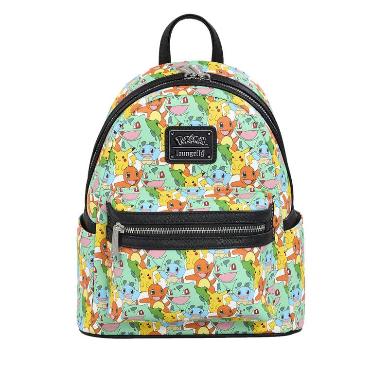 Pokemon by Loungefly Mini Backpack Pikachu and Starters 0671803554917