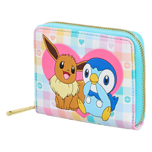Pokemon by Loungefly Wallet Piplup and Eevee Friends 0671803467156