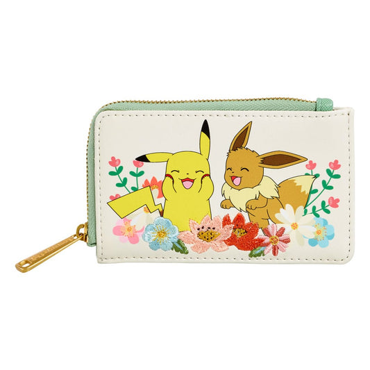 Pokemon by Loungefly Wallet Pikachu & Eevee Floral 0671803507852