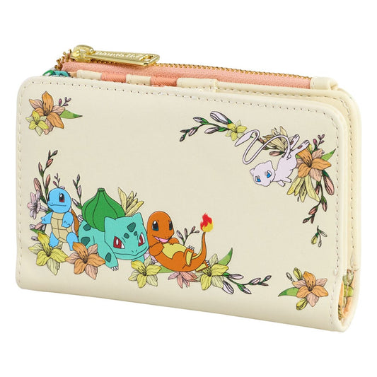 Pokemon by Loungefly Wallet Mew & Kanto Starters 0671803524156