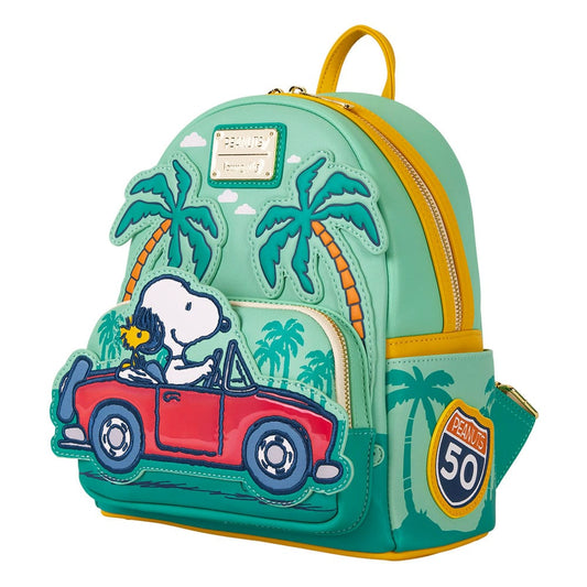 Peanuts by Loungefly Mini Backpack Snoopy Road Trip 0671803543331