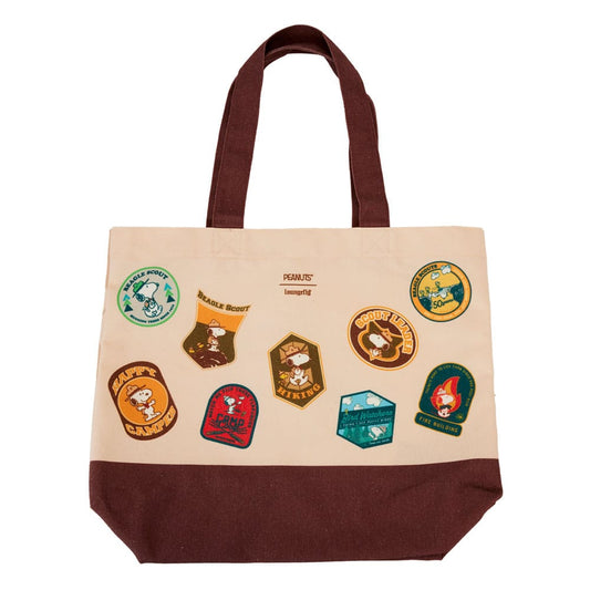 Peanuts by Loungefly Canvas Tote Bag 50th Anniversary Beagle Scouts 0671803514065