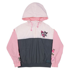 Sanrio by Loungefly Windbreaker Jacket My Melody and Kuromi Size S 0671803554528