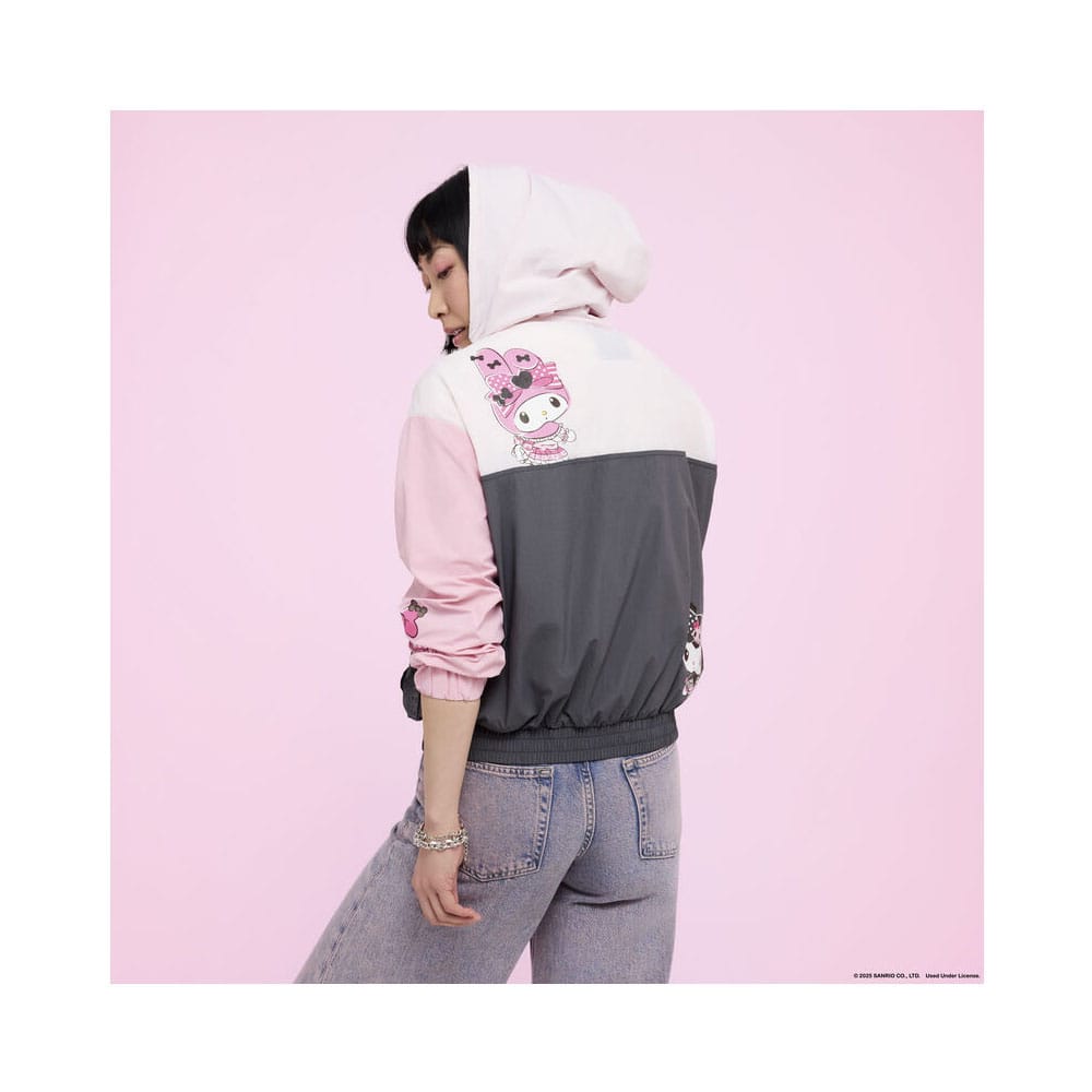 Sanrio by Loungefly Windbreaker Jacket My Melody and Kuromi Size S 0671803554528