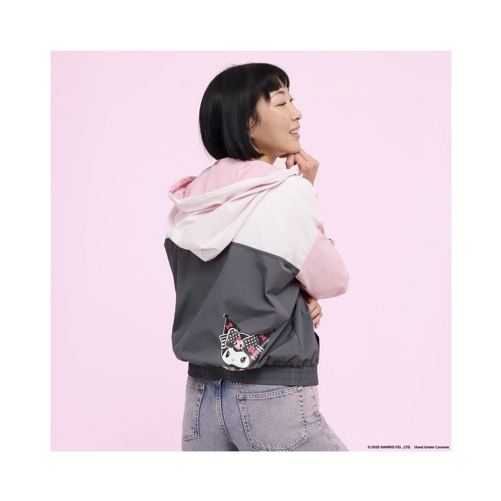 Sanrio by Loungefly Windbreaker Jacket My Melody and Kuromi Size S 0671803554528