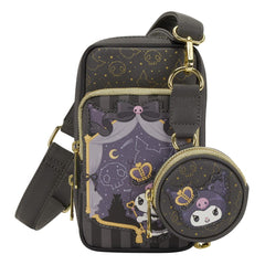 Sanrio by Loungefly Crossbody with Coin Bag 20th Anniversary Kuromi Cell Phone 0671803564695