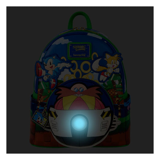 Sega by Loungefly Mini Backpack Sonic - The Hedgehog 0671803545489