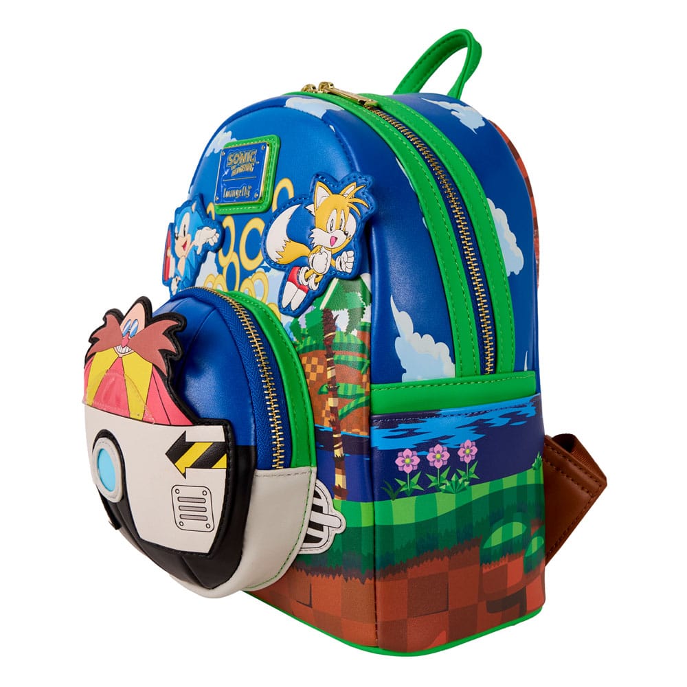 Sega by Loungefly Mini Backpack Sonic - The Hedgehog 0671803545489