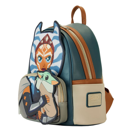 Star Wars by Loungefly Backpack Ahsoka Holding Grogu 0671803506084