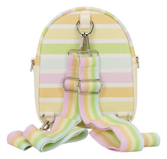 Disney by Loungefly Crossbody Bag Mickey and Friends Rainbow Stribes 0671803330993