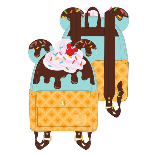 Disney by Loungefly Backpack Mickey and Minnie Sweets Ice Cream 0671803360693