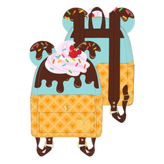 Disney by Loungefly Backpack Mickey and Minnie Sweets Ice Cream 0671803360693