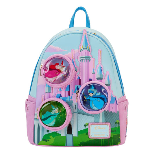 Disney by Loungefly Backpack Sleeping Beauty Stained Glass Castle 0671803475847