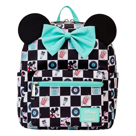 Disney by Loungefly Mini Backpack Mickey & Minnie Date Night AOP 0671803390546
