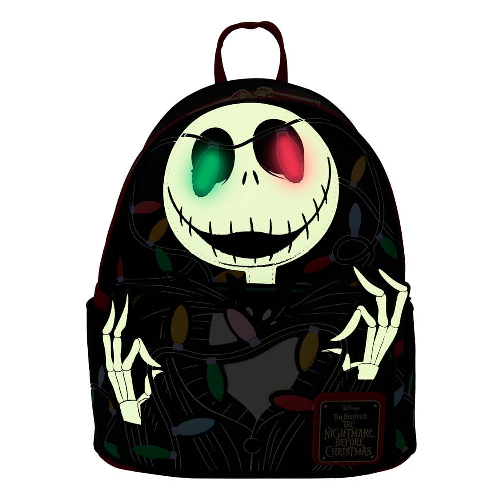Nightmare before Christmas by Loungefly Mini Backpack Jack Light Up  0671803526990