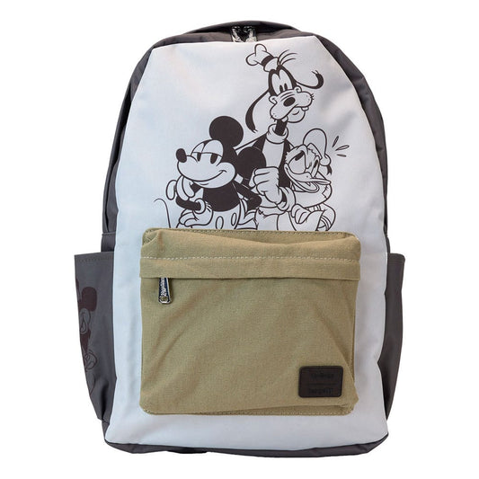 IT by Loungefly Full-Size Nylon Backpack Mickey and Friends Canvas 0671803536319
