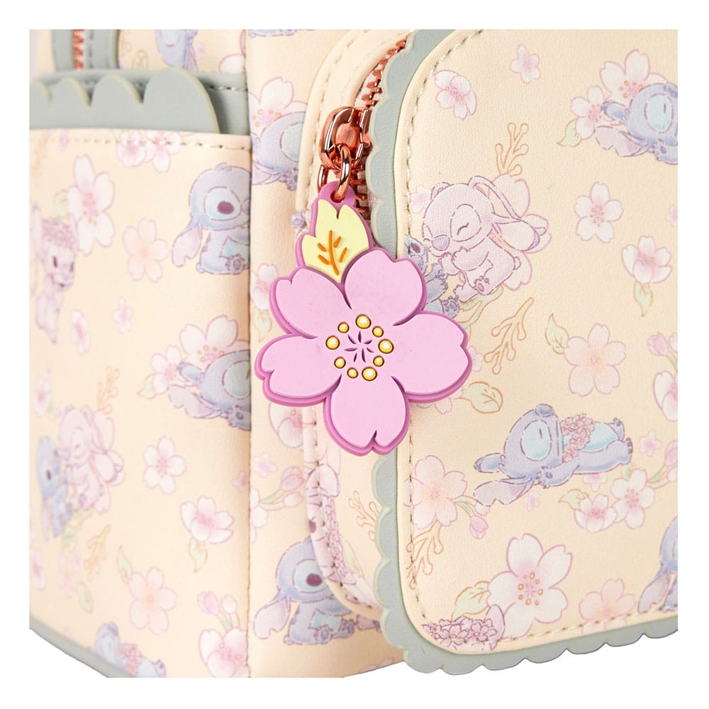 Disney by Loungefly Backpack Mini Cute Stitch Cherry Blossom 0671803539853