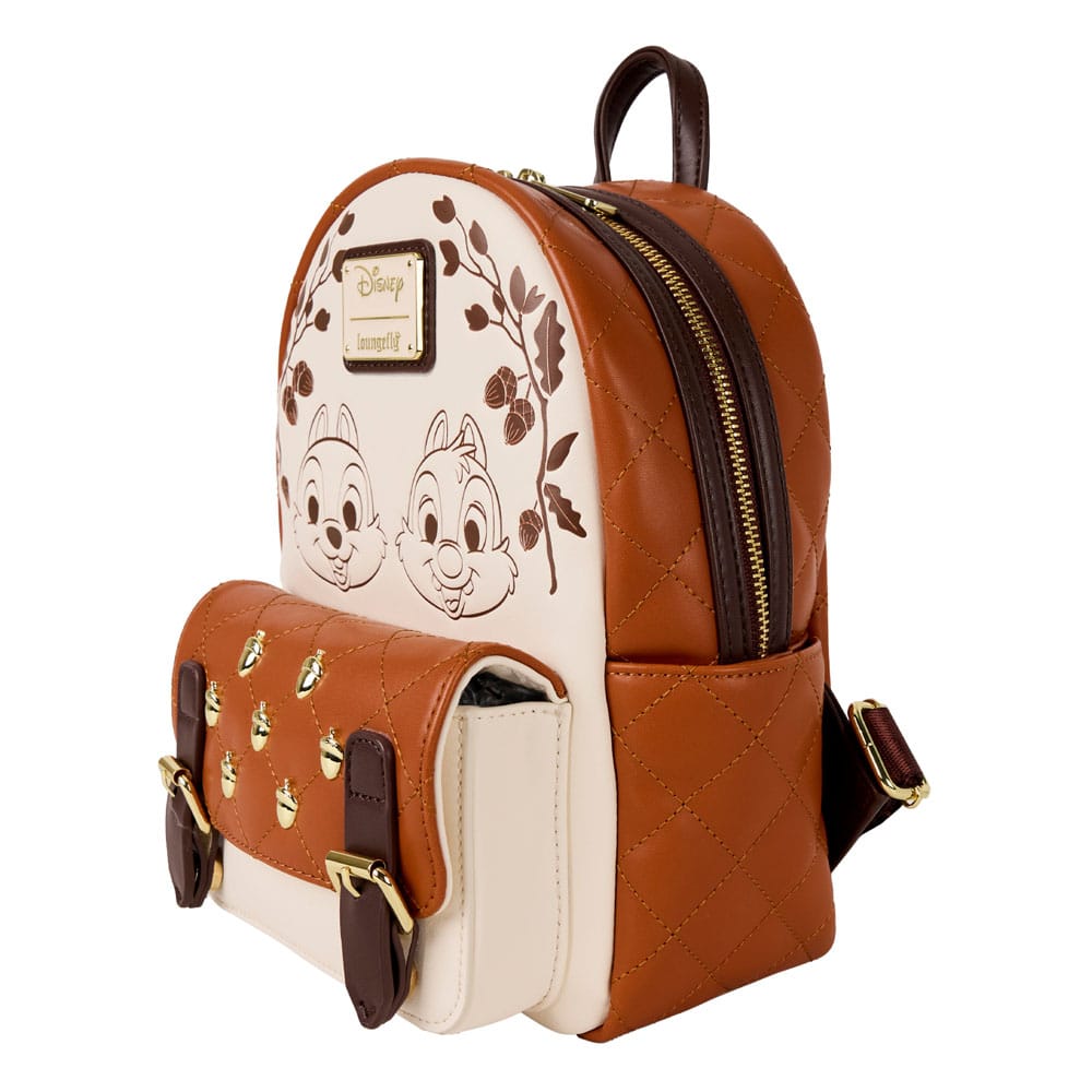 Disney by Loungefly Backpack Mini Quilted Chip and Dale 0671803543157