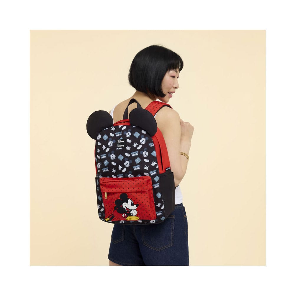 Disney by Loungefly Full-Size Nylon Backpack Mickey Mouse 0671803553835