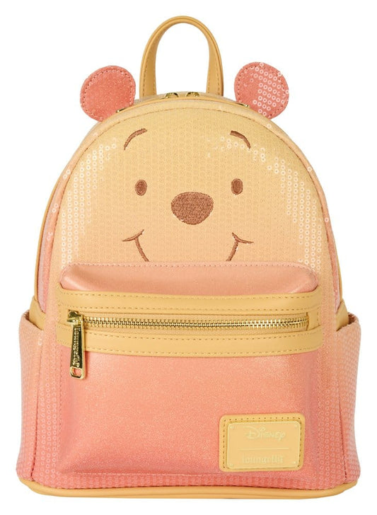 Winnie the Pooh by Loungefly Mini Backpack Sequin Glitter 0671803557550