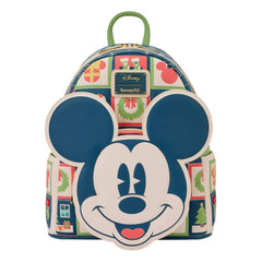 Disney by Loungefly Mini Backpack Mickey and Minnie Holiday 0671803563421