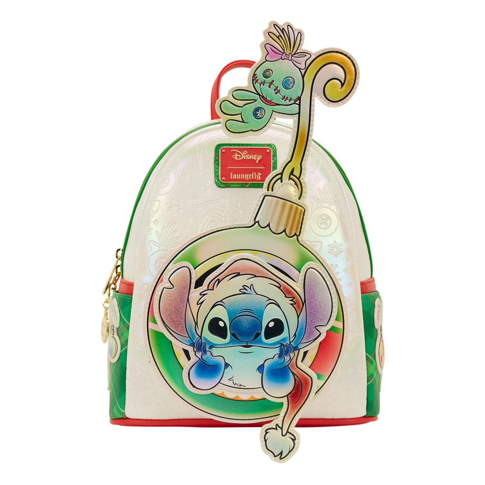 Disney by Loungefly Mini Backpack Lilo and Stitch Holiday 0671803564039