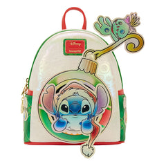 Disney by Loungefly Mini Backpack Lilo and Stitch Holiday 0671803564039