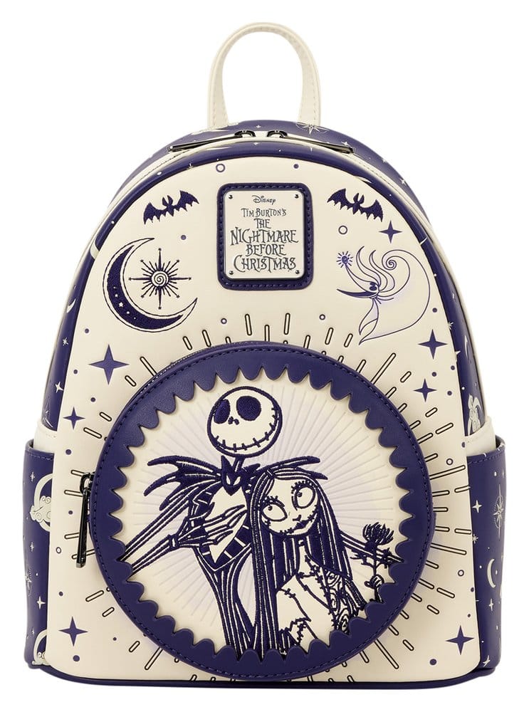 Nightmare before Christmas by Loungefly Mini Backpack Jack Skellington & Sally Night Sky 0671803579729