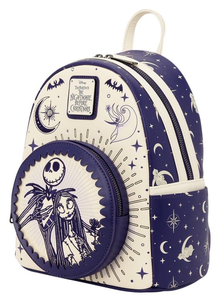 Nightmare before Christmas by Loungefly Mini Backpack Jack Skellington & Sally Night Sky 0671803579729
