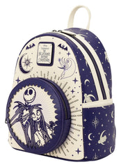 Nightmare before Christmas by Loungefly Mini Backpack Jack Skellington & Sally Night Sky 0671803579729