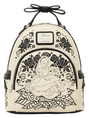 Alice in Wonderland Embroidered Floral Mini Backpack 0671803583030